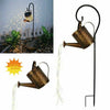 Solar Powered LED Watering Can String Lights Outdoor Garden Art Lamp Decoration
