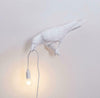 Bird Table Lamps Resin Crow Desk Lamp Bedroom Wall Sconce Light UK NEW