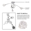 LED Crystal Ceiling Light Chandelier 3 Way Lamp Kitchen Bed Living Room Lights u