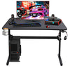 Modern Home Office Computer & Gaming Desk PC Study Table W/ Cup Holder Headphone