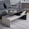 Rectangle Coffee Tea Table Modern Living Room Wooden Sofa Side Table With Shelf