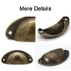 Cup Handle Shell Pull Kitchen Cupboard Cabinet Door Furniture Drawer all Colours