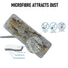 360° Flat Squeeze Microfiber Mop & Bucket Set Home Tiles Cleaning Floor Cleaner