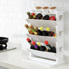 2/3 Tier Rotating Jars Spice Rack Organiser Free Standing Kitchen Storage Holder