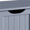 Bathroom Cabinet Storage 4 Drawer 1 Door Free Standing Cupboard Unit Grey