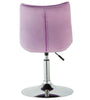 Soft Ibiza Lilac Velvet Dressing Table Bedroom Makeup Chair, Vanity Lounge