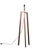 Wooden Tripod Floor Lamp Large Modern Living Room Lamp Light / Dark Wooden Base