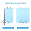T-Type Adjustable Photography Background Support Stand Kits with 4 Clip