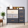Fabric Chest of Drawers 7-Drawer Dresser 3-tier Storage Organizer Unit Bedroom