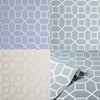 Arthouse Hotel Luxe Origin Geometric Diamond Wallpaper Glitter Metallic Vinyl