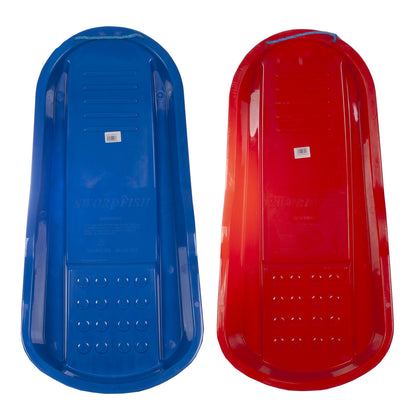 Winter Snow Outdoor Swordfish Sledge/ Toboggan Available In Red & Blue