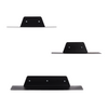 Pack of 3 Metal Floating Wall Shelves Storage for Restaurant Bar Cafe Kitchen