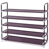 5 TIER SHOE RACK STORAGE ORGANISER STAND SHELF STACKABLE SHOES HOLDER