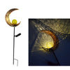 Solar Powered Sun/Moon/Flame LED Stake Light Ground Garden Lawn Outdoor Lamp NEW