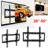 TILT TV WALL BRACKET MOUNT LCD LED Plasma For 26 28 32 37 40 42 46 50 52 55 Inch