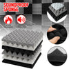12pcs Acoustic Studio Foam Tile Home KTV Noise Sound Proofing Wall Panel 30x30cm