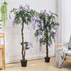 Large Artificial Wisteria Flower Tree House Plant Outdoor Home Office Decoration