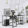 L-Shaped Computer Corner Desk PC Table Workstation Home Office Study Furniture