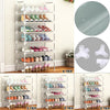 3/4/5/6 Tiers Shoe Rack Storage Shelf Display Stand Organiser Unit Cabinet New