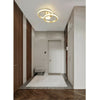 LED Golden Three-tone Light Ring Ceiling Light Personality Modern Hallway Aisle