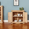 New Sideboard 2 Door Storage Cupboard Solid Mexican Waxed Pine Buffet Cabinet