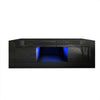 Modern TV Unit TV Cabinet Stand High Gloss Front Matt Body with LED Light Black