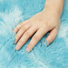 Fluffy Rug Anti-Slip Bath Carpet Plush Mat Living Room Bedroom Floor Shaggy Rugs