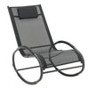 Ergonomic Rocking Chair Recliner Garden Relaxing Sun Lounger Reclining Rocker