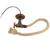 Industrial Rope Wall Pipe Lamp Retro Light Steampunk Vintage Wall Sconce Light