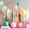 Tissue Paper Tassel Garland Bunting Confetti Paper Birthday Hanging Decorations