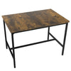Dining Table Set & 2 Benches Outdoor Wooden Beer Table Chair Trestle Garden Pool