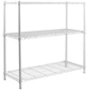 3 TIER METAL STORAGE RACK/SHELVING BOOK SHELF KITCHEN/OFFICE DISPLAY UNIT 90CM