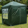 2X2m Pop-up Gazebo with Sides Outdoor Wedding Garden Tent Marquee Canopy Green