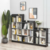 Bookshelf 2/3/4 Tier movable Cube Bookcase Storage Display Shelving Rack Unit UK