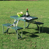 Portable Folding Camping Picnic Table Party Outdoor Garden Chair Stools Set