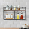 Large Metal Wire Shelf Rack Wall Floating Basket Display Storage Holder Unit