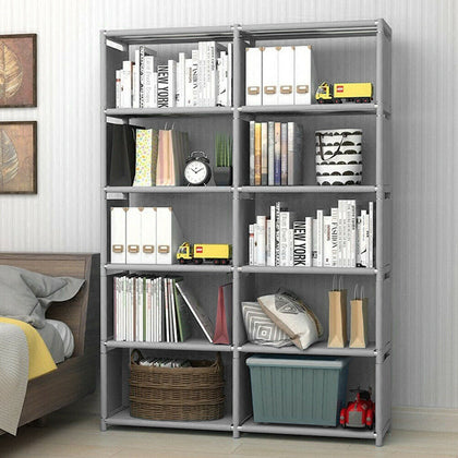 Free Standing Children Bookcase Kids Display Bookshelf Storage Unit Shelving NEW