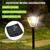 4Pack Solar Powered Garden Lights Outdoor Path Lanterns LED Stake Lamps Pathway