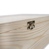 Wooden Memory Keepsake Storage Box with Lid-Clasp / Natural Decorative Wood