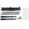 Photography Studio Background Support Stand White Screen Backdrop Photo Kit Bag
