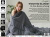 PREMIUM VELVET WEIGHTED GRAVITY BLANKET ANXIETY AUTISM DEPRESSION SLEEP THERAPY