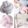Soft Knot Cushion Ball Chunky Concise Knotted Pillow Handmade Plush Home Decor