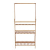 3 Tier Wood Flower Plant Pot Shelf Stand Display Ladder Hanging Rack Home Garden