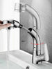 Modern Bathroom Kitchen Basin Sink Tap Pull Out Monobloc Mixer Taps Chrome Brass