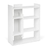 White Bookcase Shelving Display Shelves Storage Unit Organizer Wood Bedside Case