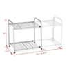 Extendable Multi Purpose 2 Tier Kitchen Under Sink Organiser Storage Rack Shelf