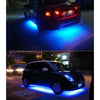 4x RGB LED Under Car Light Strip Underglow Body Neon Lamp Kit Phone App Control