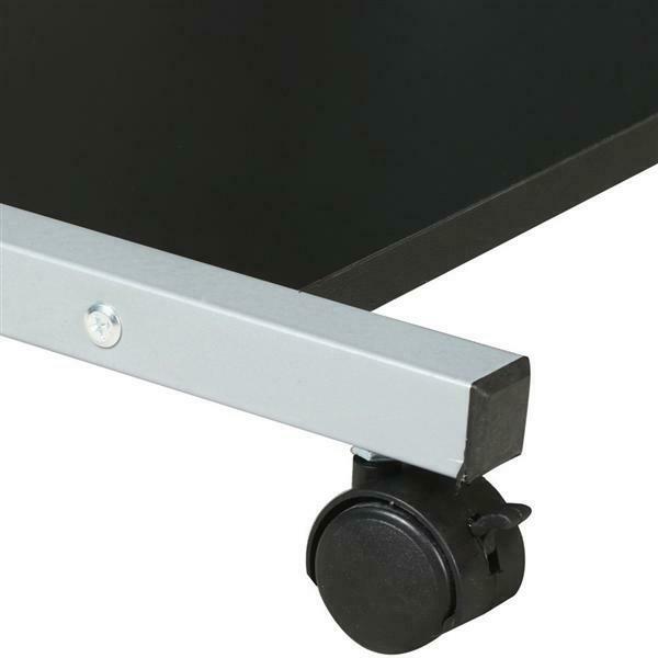 Small Corner Computer Desk w/ Printer Shelf CPU Stand Home Office PC Laptop Desk