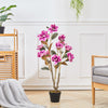 3ft Garden Artificial Magnolia Flower Blossom Tree Indoor Outdoor Plant Decor