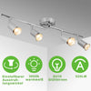 4 Way Ceiling Spotlight Adjustable Kitchen Bar Spot Light LED GU10 Bulbs Lamp